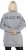 Ulla Popken Nostalgic Escape Oversized Sweatshirt Mouse Grey - φούτερ/Φούτερ με κουκούλα - 