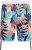 Kam Jeans 3018 Panelled Floral Swimshorts Navy - Μαγιό - Μαγιό ανδρικά μεγάλα μεγέθη