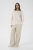Kaffe Curve Sirana Pants Beige Melange/Black Stripe - Παντελόνια από ύφασμα - 