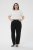 Kaffe Curve Brenn Barrel Twill Jeans Washed Black - Τζιν - 