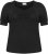 Kaffe Curve Sissy T-shirt Βαθύ μαύρο - Μπλουζάκια - 