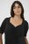 Kaffe Curve Sissy T-shirt Βαθύ μαύρο - Μπλουζάκια - 