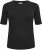 Kaffe Curve Carina T-shirt Βαθύ μαύρο - Μπλουζάκια - 