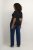 Kaffe Curve Carina T-shirt Βαθύ μαύρο - Μπλουζάκια - 