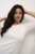 Kaffe Curve Carina T-shirt Chalk - Μπλουζάκια - 