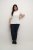Kaffe Curve Carina T-shirt Chalk - Μπλουζάκια - 