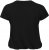 Kaffe Curve Jena V-Neck T-shirt Βαθύ μαύρο - Μπλουζάκια - 