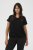 Kaffe Curve Jena V-Neck T-shirt Βαθύ μαύρο - Μπλουζάκια - 
