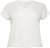 Kaffe Curve Jena V-Neck T-shirt Chalk - Μπλουζάκια - 