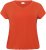 Kaffe Curve Jena V-Neck T-Shirt Grenadine Red - Μπλουζάκια - 