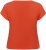 Kaffe Curve Jena V-Neck T-Shirt Grenadine Red - Μπλουζάκια - 