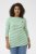Kaffe Curve Lia Boatneck 3/4 T-Shirt Chalk/Bright Green - Μπλουζάκια και τοπ - 