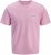 Jack & Jones Brandon T-Shirt Pink - Μακό μπλουζάκια - Aνδρικά μπλουζεσ μεγάλα μεγέθη