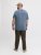 Jack & Jones Edenver T-Shirt Blue - Μακό μπλουζάκια - Aνδρικά μπλουζεσ μεγάλα μεγέθη