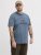 Jack & Jones Edenver T-Shirt Blue - Μακό μπλουζάκια - Aνδρικά μπλουζεσ μεγάλα μεγέθη