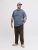 Jack & Jones Edenver T-Shirt Blue - Μακό μπλουζάκια - Aνδρικά μπλουζεσ μεγάλα μεγέθη