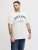 Jack & Jones Edenver T-Shirt White - Μακό μπλουζάκια - Aνδρικά μπλουζεσ μεγάλα μεγέθη