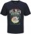 Jack & Jones King Crew Neck T-Shirt Navy - Μακό μπλουζάκια με στάμπα - 