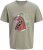 Jack & Jones King Crew Neck T-Shirt Grey - Μακό μπλουζάκια με στάμπα - 