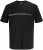 Jack & Jones Cofusion T-Shirt Black - Μακό μπλουζάκια - Aνδρικά μπλουζεσ μεγάλα μεγέθη
