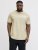 Jack & Jones Blaneo Short Sleeve T-shirt Beige - Μακό μπλουζάκια - Aνδρικά μπλουζεσ μεγάλα μεγέθη