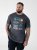 D555 Moyles Newport Beach Woody Car Printed T-Shirt Navy Twist - Μακό μπλουζάκια με στάμπα - Μπλουζάκια με στάμπα σε μεγάλα μεγέθη