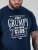 D555 Cooper Grumpy Old Man Printed T-Shirt Navy - Μακό μπλουζάκια με στάμπα - 