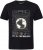 North Latitude 53333 Grid Printed T-Shirt Black - Μακό μπλουζάκια - Aνδρικά μπλουζεσ μεγάλα μεγέθη