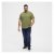 North Latitude T-Shirt O-Neck Olive Green - Μακό μπλουζάκια - Aνδρικά μπλουζεσ μεγάλα μεγέθη