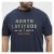 North Latitude Logo T-Shirt Navy - Μακό μπλουζάκια - Aνδρικά μπλουζεσ μεγάλα μεγέθη