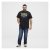 North Latitude Denim Printed Logo T-Shirt Black - Μακό μπλουζάκια - Aνδρικά μπλουζεσ μεγάλα μεγέθη