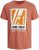 Jack & Jones Spring Logo T-Shirt Pink - Μακό μπλουζάκια - Aνδρικά μπλουζεσ μεγάλα μεγέθη