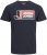 Jack & Jones Logan T-Shirt Navy - Μακό μπλουζάκια - Aνδρικά μπλουζεσ μεγάλα μεγέθη
