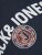 Jack & Jones Ounce T-Shirt Navy - Μακό μπλουζάκια - Aνδρικά μπλουζεσ μεγάλα μεγέθη