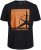 Jack & Jones Conrad T-Shirt Black - Μακό μπλουζάκια - Aνδρικά μπλουζεσ μεγάλα μεγέθη