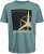 Jack & Jones Conrad T-Shirt Grey - Μακό μπλουζάκια - Aνδρικά μπλουζεσ μεγάλα μεγέθη