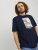 Jack & Jones Copenhagen Photo T-Shirt Navy - Μακό μπλουζάκια - Aνδρικά μπλουζεσ μεγάλα μεγέθη