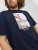 Jack & Jones Copenhagen Photo T-Shirt Navy - Μακό μπλουζάκια - Aνδρικά μπλουζεσ μεγάλα μεγέθη