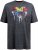 D555 Coalville T-Shirt Skulls with Colored Drips Navy Twist - Μακό μπλουζάκια - Aνδρικά μπλουζεσ μεγάλα μεγέθη