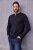 JP1880 Henley T-Shirt Long Sleeve Black TALL - ΑΝΔΡΙΚΑ ΡΟΥΧΑ MT-6XLT - Μεγέθη TALL