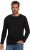 JP1880 Henley T-Shirt Long Sleeve Black TALL - ΑΝΔΡΙΚΑ ΡΟΥΧΑ MT-6XLT - Μεγέθη TALL