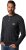 JP1880 T-Shirt Henley Long Sleeve Black TALL - ΑΝΔΡΙΚΑ ΡΟΥΧΑ MT-6XLT - Μεγέθη TALL
