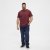 North Latitude T-Shirt O-Neck Bordeaux TALL - TALL Πόλο μπλουζάκια - T-Shirt για Ψηλούς Άνδρες