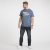 North Latitude Denim Printed T-Shirt Blue Melange TALL - TALL Πόλο μπλουζάκια - 