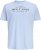 Jack & Jones Kevin Μπλουζάκι Μπλε - Μακό μπλουζάκια - Aνδρικά μπλουζεσ μεγάλα μεγέθη