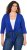 Ulla Popken Versatile Surplice Wrap Tie Hem Bolero Top Cobalt Blue - Μπλουζάκια - 