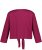 Ulla Popken Versatile Surplice Wrap Tie Hem Bolero Top Magnolia Red - Μπλουζάκια - 