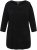 Ulla Popken Asymmetric Petal Cutouts A-line Fit Stretch Knit Top Black - Μπλουζάκια - 