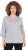 Ulla Popken Decorative Seam Short Sleeve Tee Grey - Μπλουζάκια - 