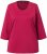 Ulla Popken Decorative Seam Short Sleeve Tee Red - Μπλουζάκια - 